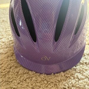 EUC- Purple Kids Horseback Riding or Rock Climbing Helmet, S/M